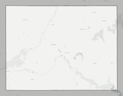 Lucas County IA county basemap context