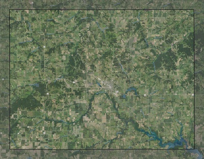 Lucas County IA USGS imagery and topo map