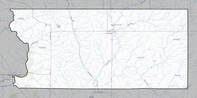 Lyon County IA USGS topo map