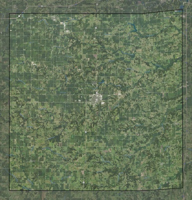 Madison County IA USGS imagery and topo map