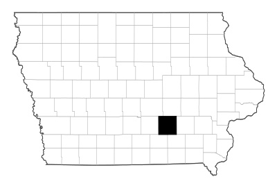 Mahaska County in Iowa