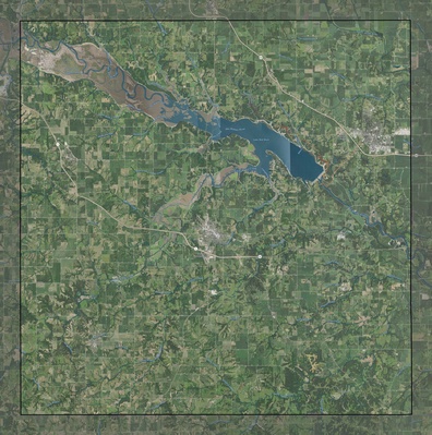 Marion County IA USGS imagery and topo map