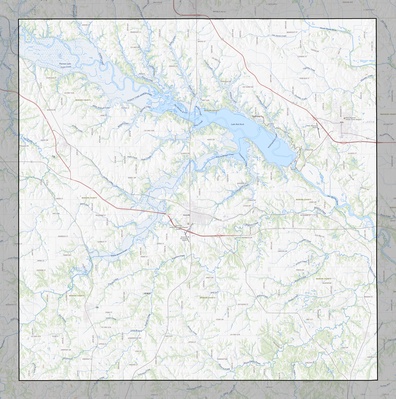 Marion County IA USGS topo map
