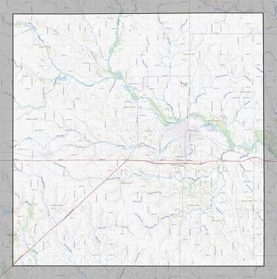Marshall County IA USGS topo map