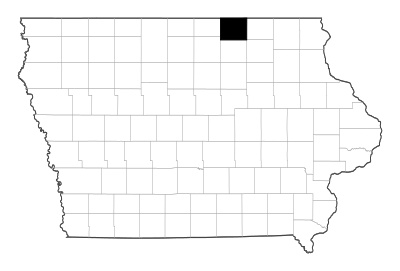 Mitchell County in Iowa