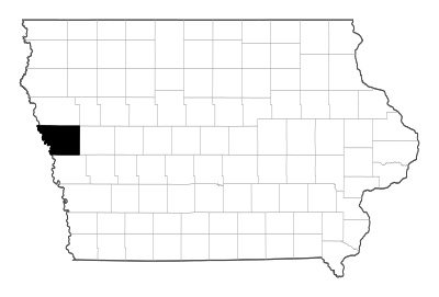 Monona County in Iowa