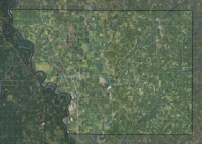 Monona County IA USGS imagery and topo map