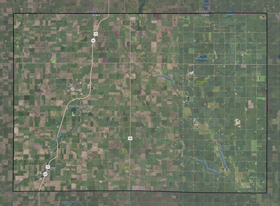 Osceola County IA USGS imagery and topo map