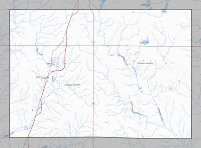 Osceola County IA USGS topo map