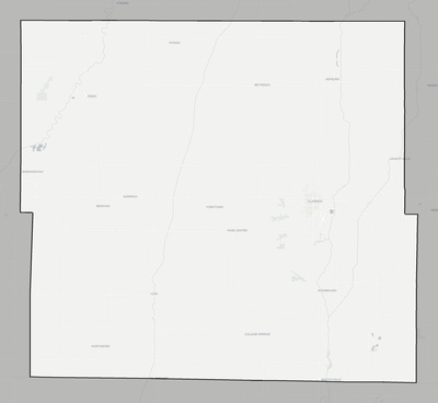 Page County IA county basemap context