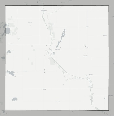 Palo Alto County IA county basemap context