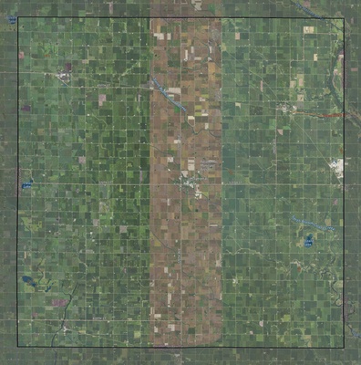 Pocahontas County IA USGS imagery and topo map