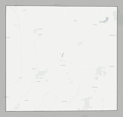 Ringgold County IA county basemap context