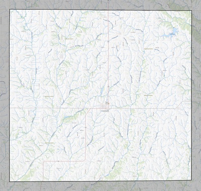 Ringgold County IA USGS topo map