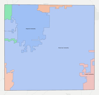 Ringgold County IA school district boundaries map