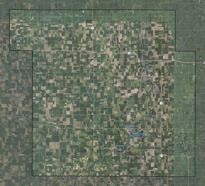 Sac County IA USGS imagery and topo map