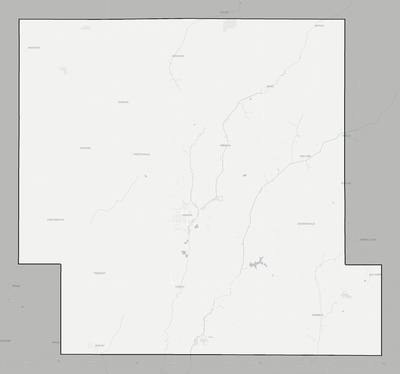 Shelby County IA county basemap context