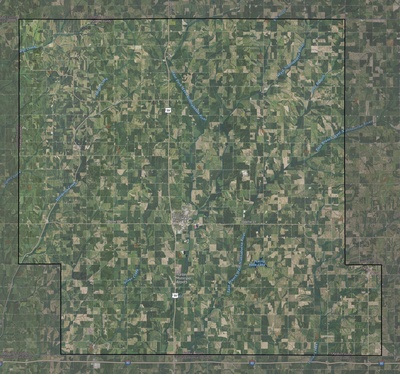 Shelby County IA USGS imagery and topo map