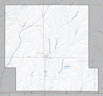Shelby County IA USGS topo map