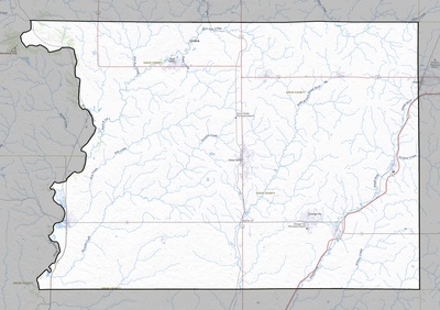 Sioux County IA USGS topo map