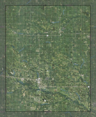 Tama County IA USGS imagery and topo map