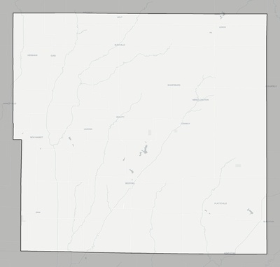 Taylor County IA county basemap context