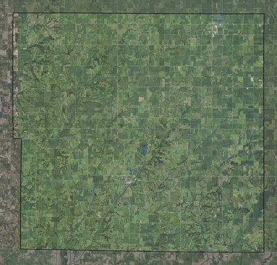 Taylor County IA USGS imagery and topo map