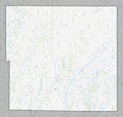 Taylor County IA USGS topo map