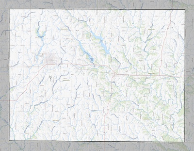 Union County IA USGS topo map