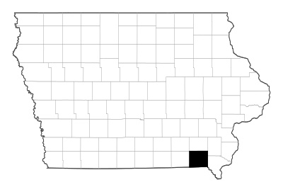 Van Buren County in Iowa