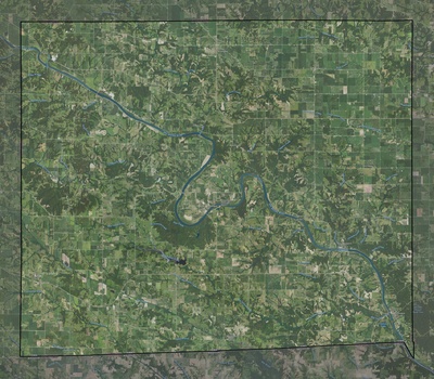Van Buren County IA USGS imagery and topo map
