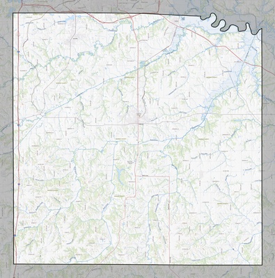 Warren County IA USGS topo map