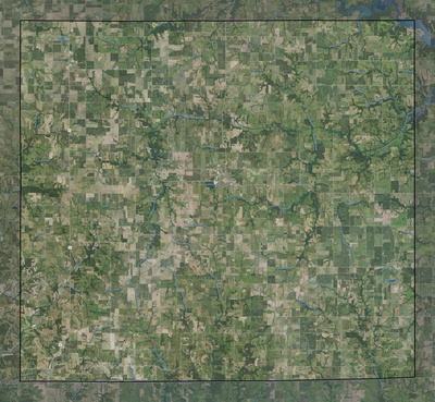 Wayne County IA USGS imagery and topo map