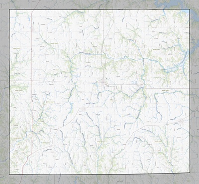 Wayne County IA USGS topo map
