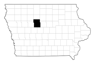 Webster County in Iowa