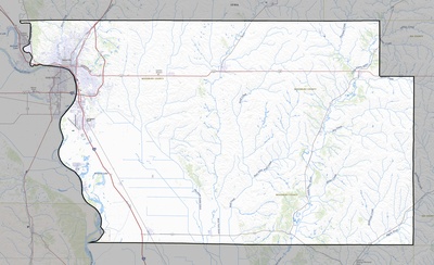 Woodbury County IA USGS topo map