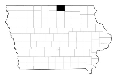 Worth County in Iowa