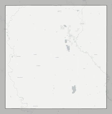 Wright County IA county basemap context