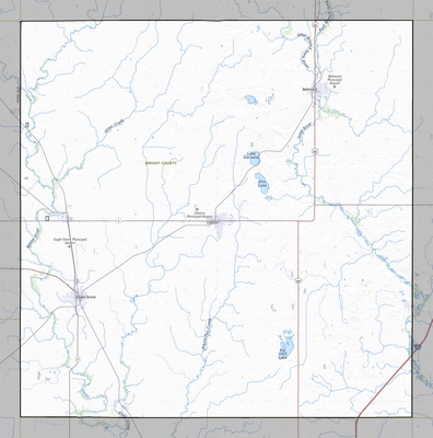 Wright County IA USGS topo map