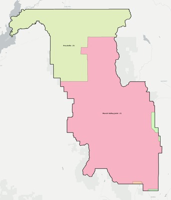 Bannock County ID school district boundaries map