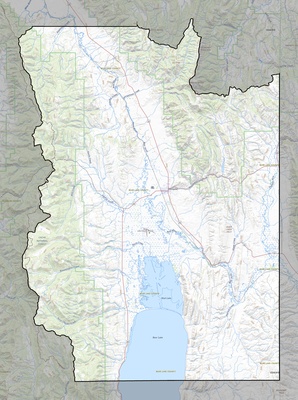 Bear Lake County ID USGS topo map