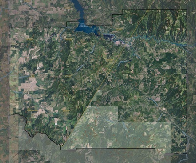 Benewah County ID USGS imagery and topo map