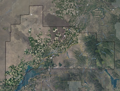 Bingham County ID USGS imagery and topo map