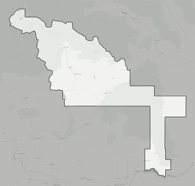Blaine County ID county basemap context
