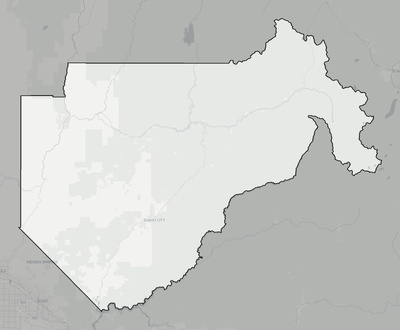 Boise County ID county basemap context