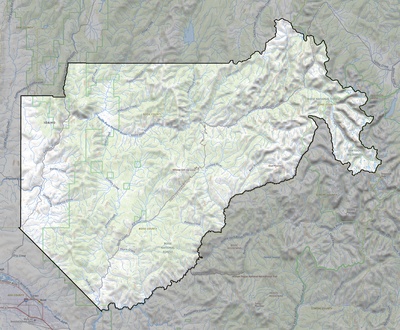 Boise County ID USGS topo map