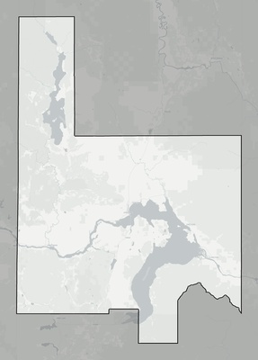 Bonner County ID county basemap context