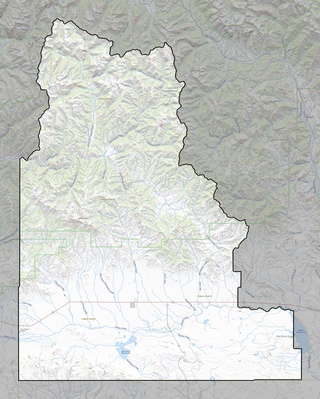 Camas County ID USGS topo map