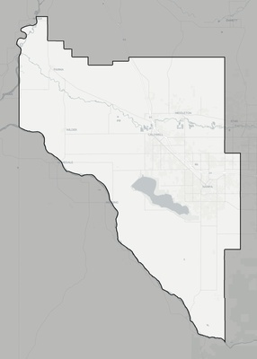 Canyon County ID county basemap context