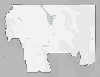 Caribou County ID county basemap context